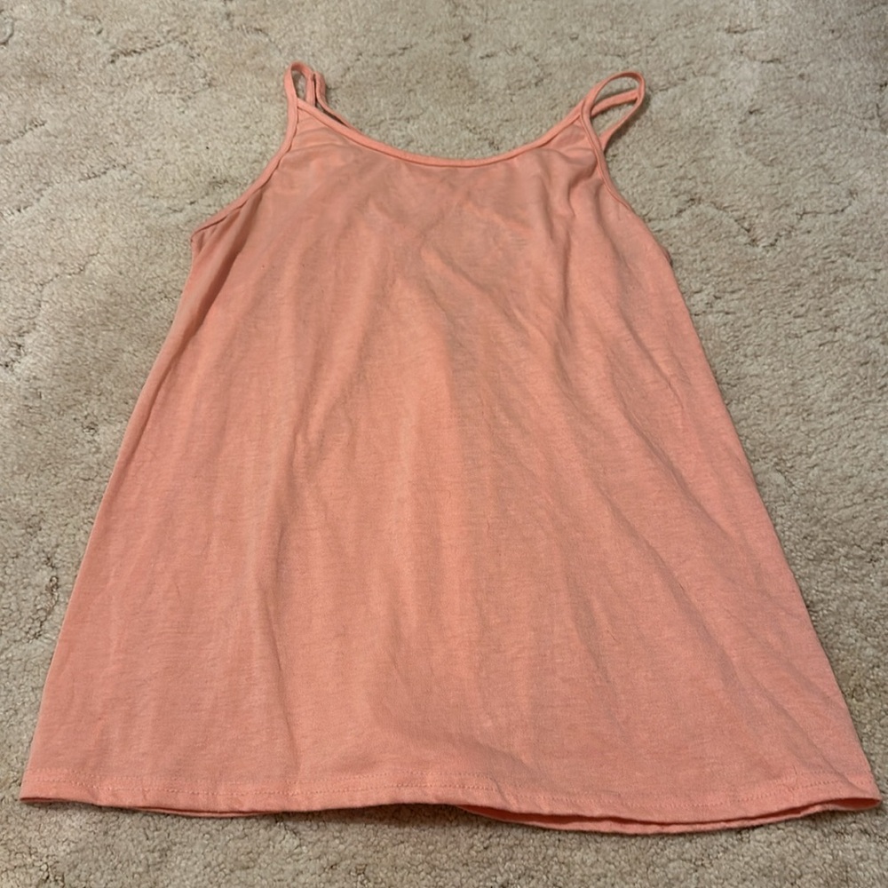 No Brand, Size Large, Peach Crisscross Back Tank Top